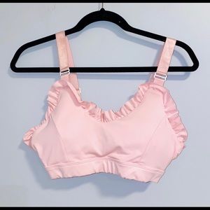 Like new ruffle sports bra
